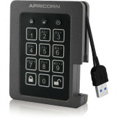 Apricorn Aegis Padlock ASSD-3PL256-2TBF 2 TB Solid State Drive - 2.5" Internal - Black - TAA Compliant - USB 3.1 - 8 MB Buffer - 256-bit Encryption Standard - 3 Year Warranty ASSD-3PL256-2TBF