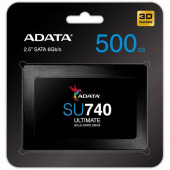 A-Data Technology  Adata Ultimate 500 GB Solid State Drive - 2.5" Internal - SATA (SATA/600) - 520 MB/s Maximum Read Transfer Rate ASU740SS-500G-R