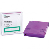 HPE LTO-6 Ultrium 6.25 TB BaFe RW Data Cartridge - LTO-6 - 2.50 TB (Native) / 6.25 TB (Compressed) - 2775.59 ft Tape Length - TAA Compliance C7976B