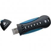 Corsair Flash Padlock 3 16GB Secure USB 3.0 Flash Drive - 16 GB - USB 3.0 - 256-bit AES CMFPLA3B-16GB