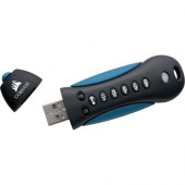 Corsair Flash Padlock 3 64GB Secure USB 3.0 Flash Drive - 64 GB - USB 3.0 - 256-bit AES CMFPLA3B-64GB
