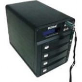 Buslink CipherShield FIPS140-2 USB3.0/eSATA AES 256-bit CS External Drive - 4 x HDD Supported - 4 x HDD Installed - 24 TB Installed HDD Capacity - RAID Supported 0, 3, 5, 10, LARGE, 3, 5, 10, LARGE - 4 x Total Bays - 4 x 3.5" Bay - External CSE-24TB4