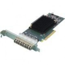 ATTO Quad-Channel 16Gb/s Gen 6 Fibre Channel PCIe 3.0 Host Bus Adapter - PCI Express 3.0 x8 - 16 Gbit/s - 4 x Total Fibre Channel Port(s) - 4 x LC Port(s) - Plug-in Card CTFC-164P