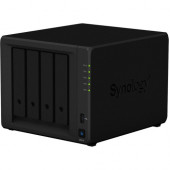 Synology Powerful 4-bay NAS for Home and Office Users - Realtek Quad-core (4 Core) 1.40 GHz - 4 x HDD Supported - 40 TB Supported HDD Capacity - 4 x SSD Supported - 2 GB RAM DDR4 SDRAM - Serial ATA Controller - RAID Supported 0, 1, 5, 6, 10, Basic, Hybrid