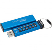 Kingston DataTraveler 2000 128GB USB 3.1 (Gen 1) Flash Drive - 128 GB - USB 3.1 (Gen 1) - 135 MB/s Read Speed - 40 MB/s Write Speed - 256-bit AES - 5 Year Warranty DT2000/128GB