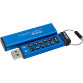 Kingston 32GB DataTraveler 2000 USB 3.1 Flash Drive - 32 GB - USB 3.1 - Blue - 256-bit AES DT2000/32GB