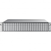 Promise VTrak Flash Storage Appliance - 24 x SSD Supported - 46 TB Total Installed SSD Capacity - 2 x Serial Attached SCSI (SAS) Controller - RAID Supported 0, 1, 5, 6, 10, 50, 60, JBOD - 24 x Total Bays - 24 x 2.5" Bay - Network (RJ-45) - - FCP, SNM