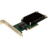 ATTO 8 Internal Port 12Gb/s SAS/SATA to PCIe 3.0 Host Bus Adapter - 12Gb/s SAS - PCI Express 3.0 x8 - Plug-in Card - RAID Supported - 0, 1, 1E, 10 RAID Level - 8 Total SAS Port(s) - 8 SAS Port(s) Internal ESAH-1208