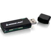 IOGEAR USB 3.0 Flash Card Reader - SD, SDXC, SDHC, microSD, microSDXC, microSDHC, MMCplus, Reduced Size MultiMediaCard (MMC), Microdrive, MultiMediaCard (MMC), MMCmobile, ... - USB 3.0External - RoHS Compliance GFR304SD