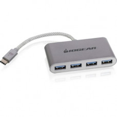 IOGEAR HUB-C - USB-C to 4-port USB-A Hub - USB Type C - External - 4 USB Port(s) - 4 USB 3.0 Port(s) - PC, Mac GUH3C14