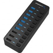 Sabrent 7 USB 3.0 Port + 3 Smart Charging Ports Hub - USB 3.0 - External - 7 USB Port(s) - 7 USB 3.0 Port(s) - Linux, Mac, Linux HB-B7C3