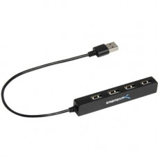 Sabrent 4-Port USB 2.0 Hub - USB - External - 4 USB Port(s) - 4 USB 2.0 Port(s) - PC, Mac, Linux HB-MCRM