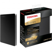 Toshiba Canvio Slim HDTD310XK3DA 1 TB Portable Hard Drive - External - USB 3.0 HDTD310XK3DA
