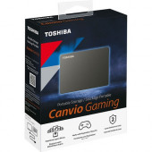 Toshiba Canvio Gaming HDTX120XK3AA 2 TB Portable Hard Drive - External - Black - Gaming Console Device Supported - USB 3.0 HDTX120XK3AA