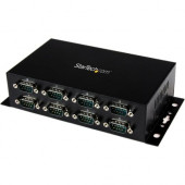 Startech.Com USB to Serial Adapter Hub - 8 Port - Industrial - Wall Mount - Din Rail - COM Port Retention - FTDI USB to RS232 - 1 Pack - Wall Mountable - USB - PC, Mac, Linux - 8 x Number of Serial Ports External - 1 x Number of USB Ports - TAA Compliant 