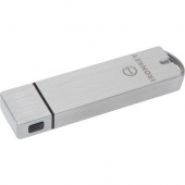 Kingston Technology IronKey Basic S1000 Encrypted Flash Drive - 64 GB - USB 3.0 - 256-bit AES IKS1000B/64GB