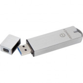Kingston Technology IronKey Enterprise S1000 Encrypted Flash Drive - 128 GB - USB 3.0 - 256-bit AES IKS1000E/128GB