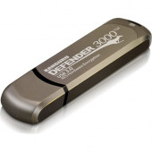 Kanguru Defender3000 FIPS 140-2 Certified Level 3, SuperSpeed USB 3.0 Secure Flash Drive, 32G - FIPS 140-2 Level 3 Certified, AES 256-Bit Hardware Encrypted, SuperSpeed USB 3.0, Remotely Manageable, TAA Compliant KDF3000-32G