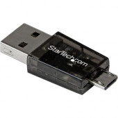 Startech.Com Micro SD to Micro USB / USB OTG Adapter Card Reader For Android Devices - microSD, miniSD - USB 2.0, Micro USBExternal - 1 Pack MSDREADU2OTG