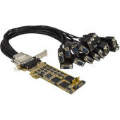 Startech.Com 16 Port PCI Express Serial Card - Low-Profile - High-Speed PCIe Serial Card with 16 DB9 RS232 Ports - PCI Express x1 - 16 x DB-9 Male RS-232 Serial - Plug-in Card - TAA Compliant - TAA Compliance PEX16S550LP