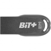 PATRIOT Memory Bit+ USB 3.2 GEN. 1 Flash Drive - 64 GB - USB 3.2 (Gen 1) - Black PSF64GBITB32U