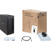 HighPoint rDrive 6628AM - Thunderbolt 3 40Gb/s Hardware RAID Storage for Mac Systems - 8 x HDD Supported - 8 x HDD Installed - 80 TB Installed HDD Capacity - RAID Supported 0, 1, 5, 6, 10, 50, JBOD - 8 x Total Bays - Tower RD6628AM-80T