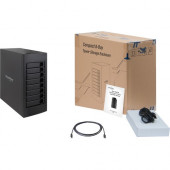 HighPoint rDrive 6628TM - Thunderbolt 3 40Gb/s Turbo RAID Storage for Mac Systems - 8 x HDD Supported - 8 x HDD Installed - 64 TB Installed HDD Capacity - RAID Supported 0, 1, 5, 6, 10, 50, JBOD - 8 x Total Bays - Tower RD6628TM-64T