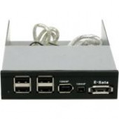 iStarUSA 3.5" Combo Hub for USB2.0/ Firewire/ e-SATA - USB 2.0, FireWire, eSATAExternal - 1 Pack - RoHS, TAA Compliance RP-HUB-SAUF