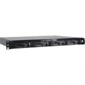 Netgear ReadyNAS 2304, Rackmount 1U 4-bay, Gigabit Ethernet 6TB - Intel Celeron Dual-core (2 Core) 2 GHz - 4 x HDD Supported - 40 TB Supported HDD Capacity - 4 x HDD Installed - 24 TB Installed HDD Capacity - 4 x SSD Supported - 2 GB RAM DDR3L SDRAM - Ser