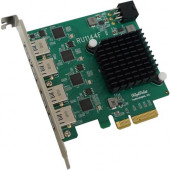 HighPoint RocketU 1144F - PCI Express 3.0 x4 - Plug-in Card - 4 USB Port(s) - UASP Support - PC, Mac, Linux RU1144F