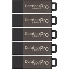 CENTON DataStick Pro USB 2.0 Flash Drives - 8 GB - USB 2.0 - Gray - 5 Year Warranty S1-U2P5-8-5B