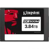 Kingston DC500 DC500M 3.84 TB Solid State Drive - SATA (SATA/600) - 2.5" Drive - Mixed Use - 1.3 DWPD - 9110 TB (TBW) - Internal - 555 MB/s Maximum Read Transfer Rate - 520 MB/s Maximum Write Transfer Rate - Hot Pluggable - 256-bit Encryption Standar