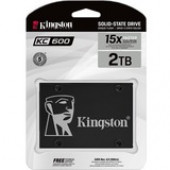 Kingston KC600 2 TB Solid State Drive - 2.5" Internal - SATA (SATA/600) - 3.5" Carrier - Notebook, Desktop PC Device Supported - 550 MB/s Maximum Read Transfer Rate - 256-bit Encryption Standard SKC600/2048G