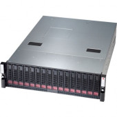 Supermicro SuperStorage Bridge Bay NAS Server - 2 Nodes - 2 x Intel Xeon E5-2403 v2 Quad-core (4 Core) 1.80 GHz - 16 x HDD Supported - 8 x HDD Installed - 32 TB Installed HDD Capacity (8 x 4 TB) - 1 Boot Drive(s) - 32 GB RAM DDR3 SDRAM - Serial ATA/600, 6