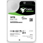 Seagate Exos X18 ST16000NM000J 16 TB Hard Drive - 3.5" Internal - SATA (SATA/600) - Video Surveillance System, Storage System Device Supported - 7200rpm - 261 MB/s Maximum Read Transfer Rate - Hot Swappable ST16000NM000J