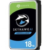 Seagate SkyHawk AI ST18000VE002 18 TB Hard Drive - 3.5" Internal - SATA (SATA/600) - Network Video Recorder Device Supported ST18000VE002