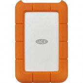 Seagate Technology LaCie Rugged STFR4000800 4 TB Hard Drive - 2.5" Drive - External - Desktop - USB Type C - Orange STFR4000800