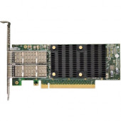 CHELSIO T6 Dual Port 40G/50G/100GbE Adapter - PCI Express 3.0 x16 - 100 Gbit/s - 2 x Total Fibre Channel Port(s) - 2 x Total Expansion Slot(s) - QSFP28 - Plug-in Card T62100-LP-CR