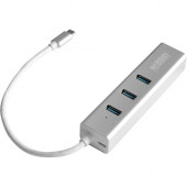 Urban Factory USB TYPE-C Compact Station - USB Type C - External - 3 USB Port(s) - 1 Network (RJ-45) Port(s) - 3 USB 3.0 Port(s) - PC, Mac TCM02UF