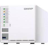 QNAP TS-351-2G SAN/NAS Storage System - Intel Celeron J1800 Dual-core (2 Core) 2.41 GHz - 3 x HDD Supported - 3 x SSD Supported - 2 GB RAM DDR3L SDRAM - Serial ATA/600 Controller - RAID Supported 0, 1, 5, Hot Spare, JBOD - 3 x Total Bays - 3 x 2.5"/3