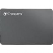 Transcend StoreJet 25C3 2 TB Hard Drive - SATA - 2.5" Drive - External - Portable - USB 3.0 - Iron Gray TS2TSJ25C3N
