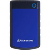 Transcend StoreJet 25H3 4 TB Portable Hard Drive - 2.5" External - SATA - Navy Blue - USB 3.0 - 256-bit Encryption Standard - 3 Year Warranty TS4TSJ25H3B