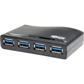 Tripp Lite 4-Port USB 3.0 SuperSpeed Compact Hub 5Gbps Bus Powered - USB - External - 4 USB Port(s) - 4 USB 3.0 Port(s) - RoHS, TAA Compliance U360-004-R