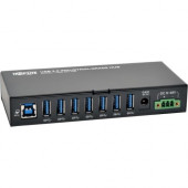 Tripp Lite 7-Port USB 3.0 Hub SuperSpeed with Dedicated 2A USB Charging iPad Tablet Metal - USB - External U360-007-IND