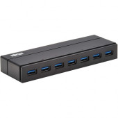 Tripp Lite 7-Port USB-A Mini Hub - USB 3.2 Gen 1, International Plug Adapters - USB 3.2 (Gen 1) Type A - Portable - 7 USB Port(s) U360-007-INT