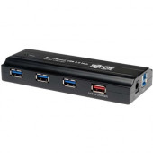 Tripp Lite 7-Port USB 3.0 Hub SuperSpeed with Dedicated 2A USB Charging iPad Tablet - USB - External - 8 USB Port(s) - 7 USB 3.0 Port(s) - RoHS Compliance U360-007