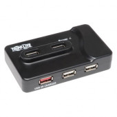 Tripp Lite 6-Port USB 3.0 Hub SuperSpeed 2x USB 3.0 4x USB 2.0 with 1 Charging Port - 2x USB 3.0, 4x USB 2.0, 1 charging port" - RoHS Compliance U360-412