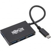 Tripp Lite U460-004-4A-G2 USB 3.1 C Hub, 10 Gbps, Aluminum Housing - USB Type C - External - 4 USB Port(s) - 4 USB 3.1 Port(s) - Chrome OS, Mac, PC, Android U460-004-4A-G2