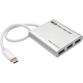 Tripp Lite 4-Port USB 3.1 USB-C to USB-A Hub w/ USB-C Charging Port 5 Gbps Tablet Laptop - USB Type C - External - 4 USB Port(s) - 4 USB 3.0 Port(s) U460-004-4A
