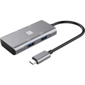 Comprehensive VersaHub VHUB-USBC2A2C USB Hub - USB 3.2 (Gen 2) Type C - External - 4 USB Port(s) - UASP Support - iPadOS, PC, Mac, Chrome OS, Android VHUB-USBC2A2C